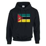 Sweat à capuche mozambique coton mélangé broderie