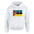 Sweat à capuche mozambique coton mélangé broderie