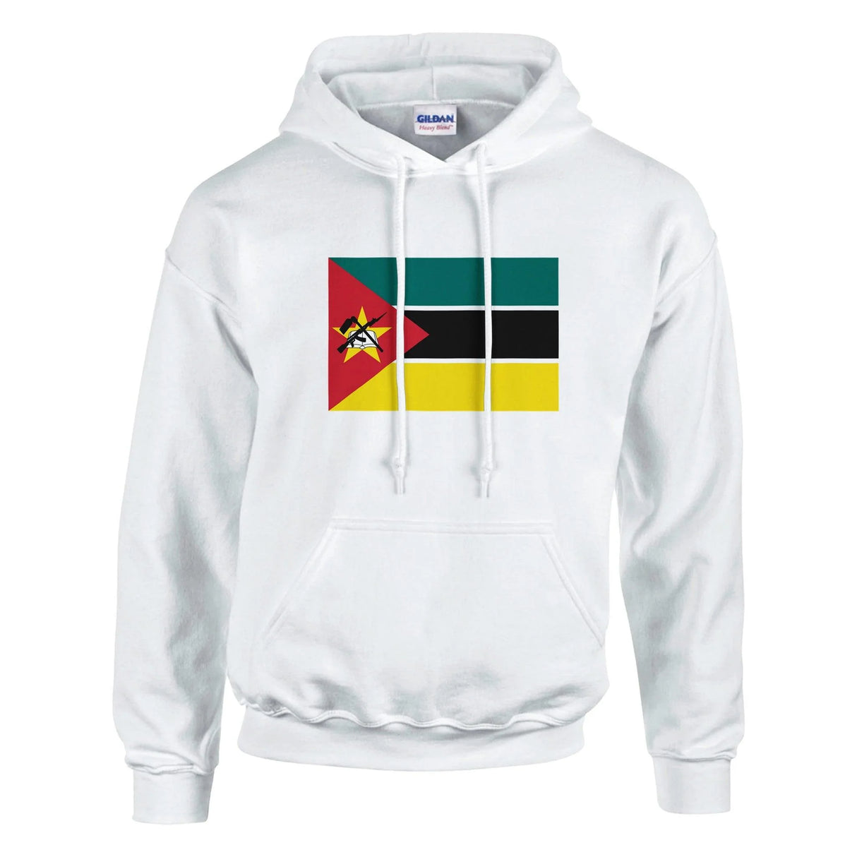 Sweat à capuche mozambique coton mélangé broderie