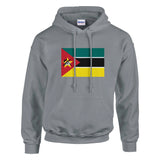 Sweat à capuche mozambique coton mélangé broderie