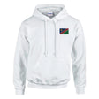 Sweat à capuche namibie coton mélangé brodé durable