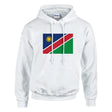 Sweat à capuche namibie coton mélangé broderie couleur