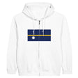 Sweat à capuche nauru coton mélangé broderie confort