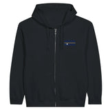 Sweat à capuche nauru coton mélangé broderie couleur
