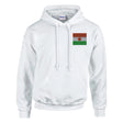 Sweat à capuche niger broderie couleur coton mélangé