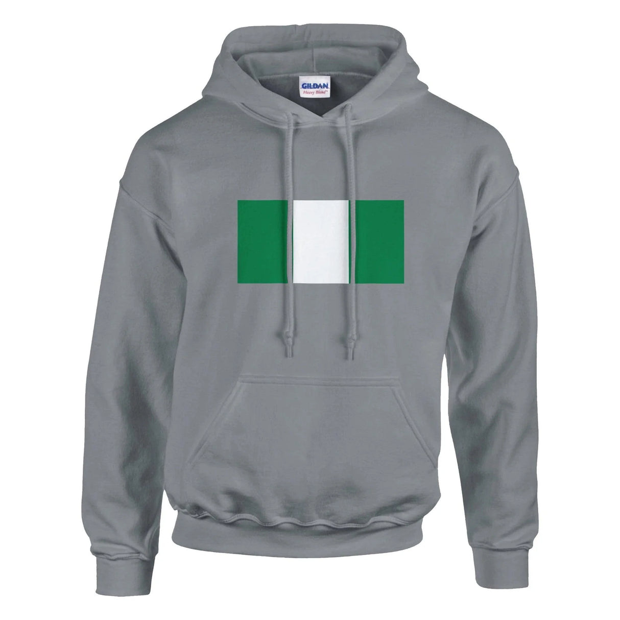 Sweat à capuche nigeria coton mélangé broderie couleur