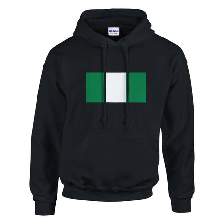 Sweat à capuche nigeria coton mélangé broderie couleur