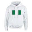 Sweat à capuche nigeria coton mélangé broderie couleur