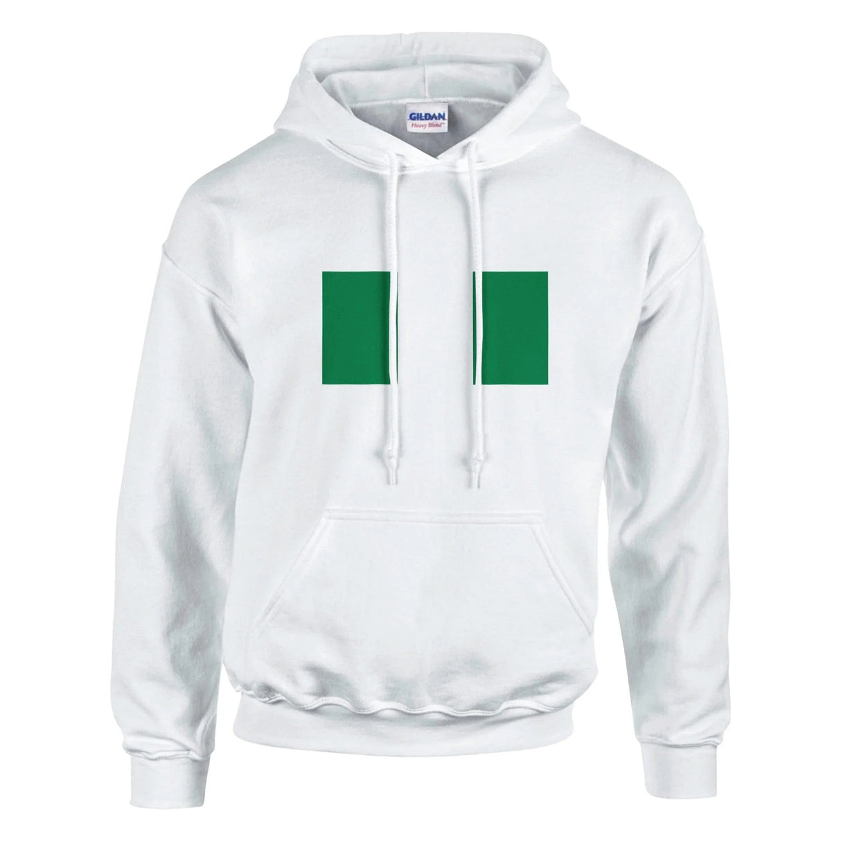 Sweat à capuche nigeria coton mélangé broderie couleur