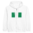 Sweat à capuche nigéria coton mélangé broderie drapeau