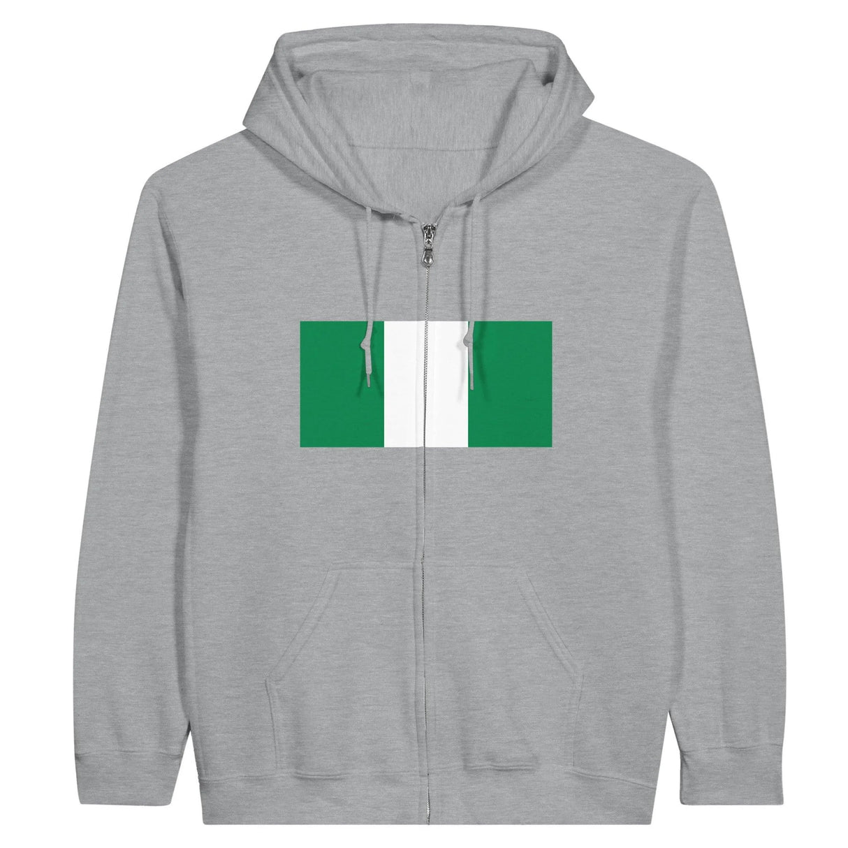 Sweat à capuche nigéria coton mélangé broderie drapeau