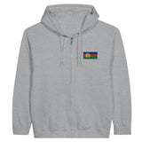 Sweat à capuche nouvelle-calédonie coton broderie couleur