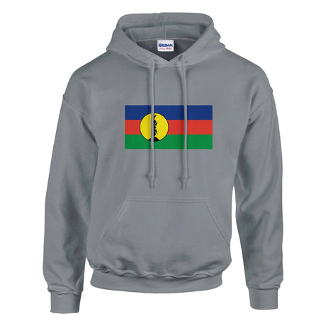 Sweat à capuche nouvelle-calédonie coton mélangé brodé