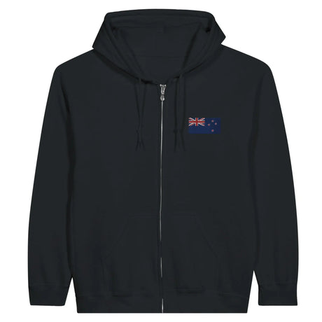 Sweat à capuche nouvelle-zélande broderie coton mélangé