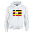 Sweat à capuche ouganda coton mélangé broderie couleur