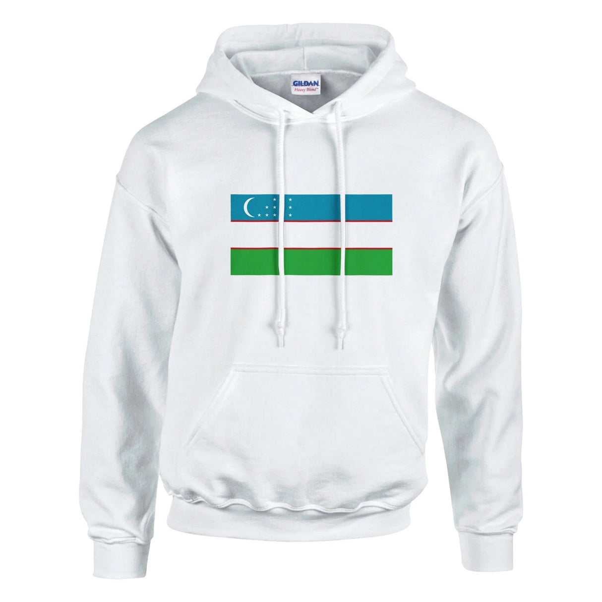 Sweat à capuche ouzbékistan coton mélangé imprimé