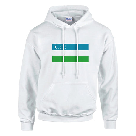 Sweat à capuche ouzbékistan coton mélangé imprimé
