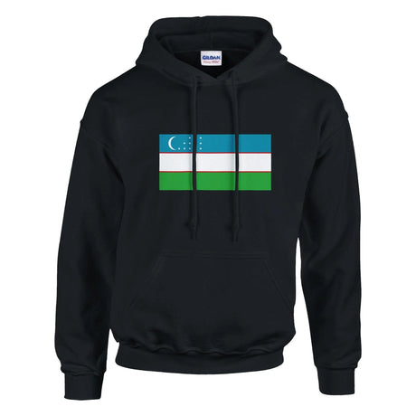 Sweat à capuche ouzbékistan coton mélangé imprimé