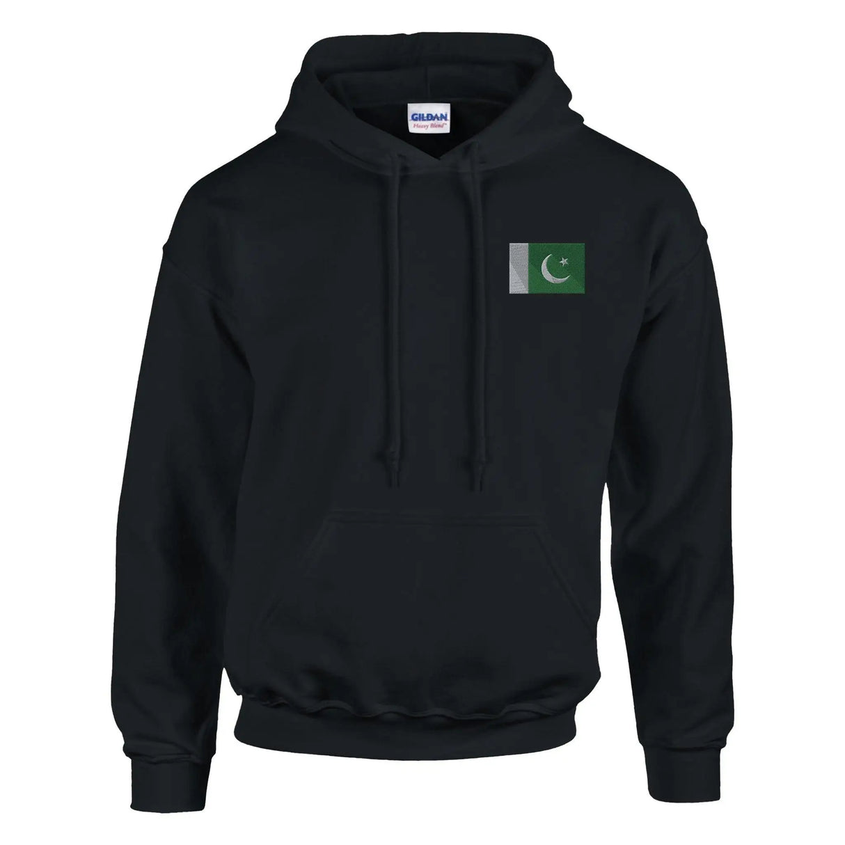 Sweat à capuche pakistan brodé coton mélangé confort supérieur