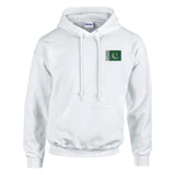 Sweat à capuche pakistan brodé coton mélangé confort supérieur