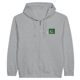 Sweat à capuche pakistan coton mélangé broderie couleur
