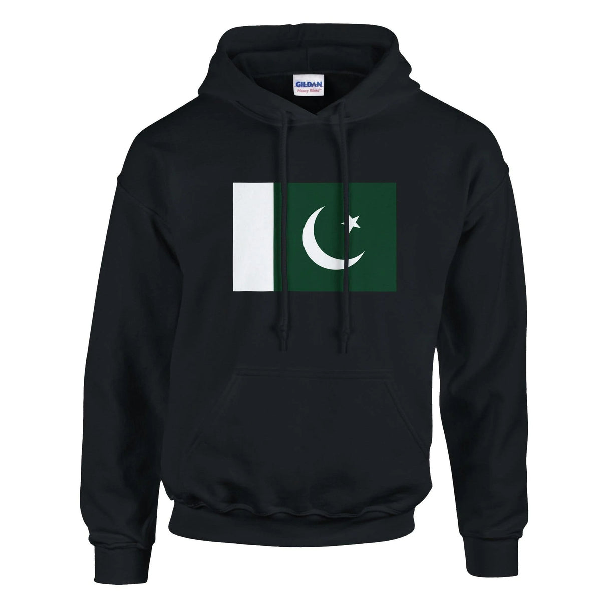 Sweat à capuche pakistan coton mélangé broderie patriotique