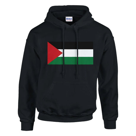 Sweat à capuche palestine coton mélangé brodé couleur