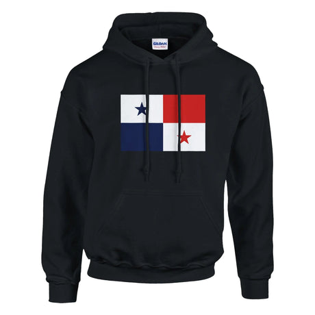 Sweat à capuche panama coton mélangé brodé confortable