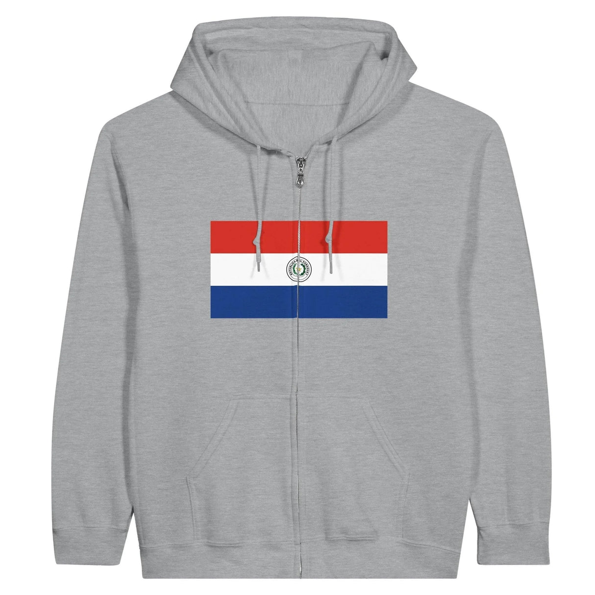 Sweat à capuche paraguay coton mélangé fermeture éclair