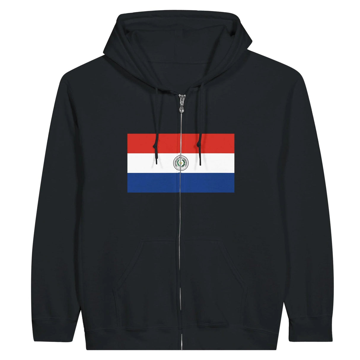 Sweat à capuche paraguay coton mélangé fermeture éclair