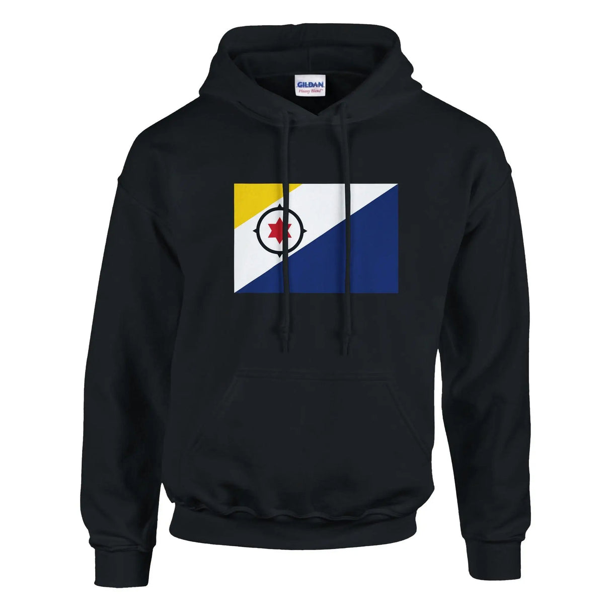 Sweat à capuche pays-bas caraïbéen coton mélangé imprimé