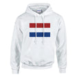 Sweat à capuche pays-bas coton mélangé broderie premium
