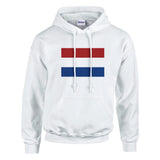 Sweat à capuche pays-bas coton mélangé broderie premium