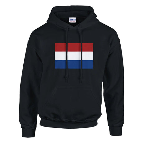 Sweat à capuche pays-bas coton mélangé broderie premium