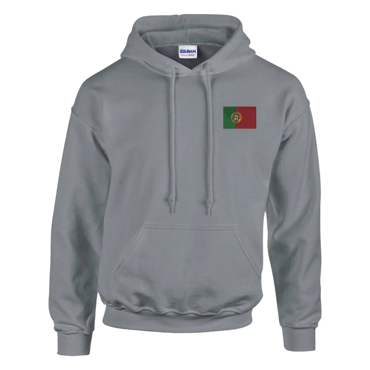 Sweat à capuche portugal coton mélangé broderie couleur