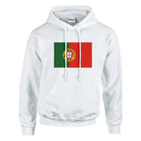 Sweat à capuche portugal coton mélangé couleur broderie