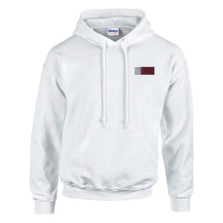 Sweat à capuche qatar coton mélangé broderie couleur