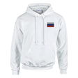 Sweat à capuche russie brodé coton mélangé confortable
