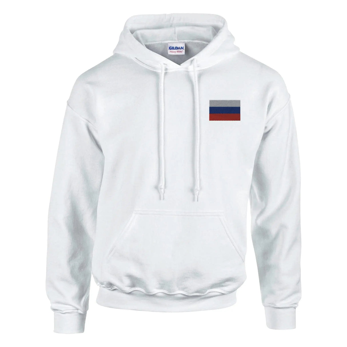 Sweat à capuche russie brodé coton mélangé confortable