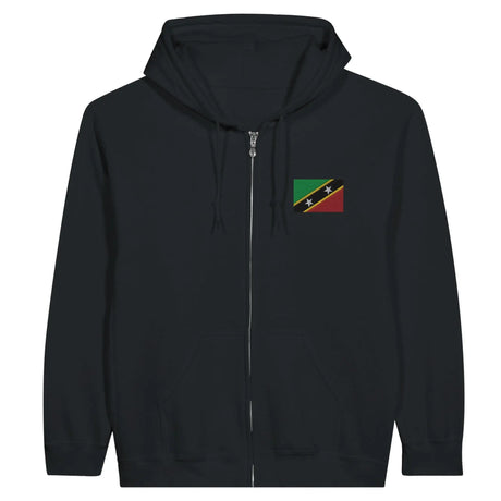 Sweat à capuche saint-christophe broderie couleur coton
