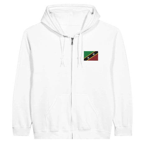 Sweat à capuche saint-christophe broderie couleur coton