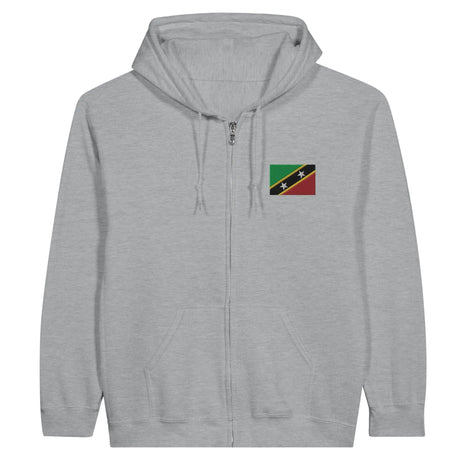 Sweat à capuche saint-christophe broderie couleur coton