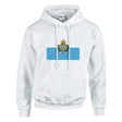 Sweat à capuche saint-marin coton mélangé broderie