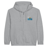 Sweat à capuche saint-marin coton mélangé broderie couleur
