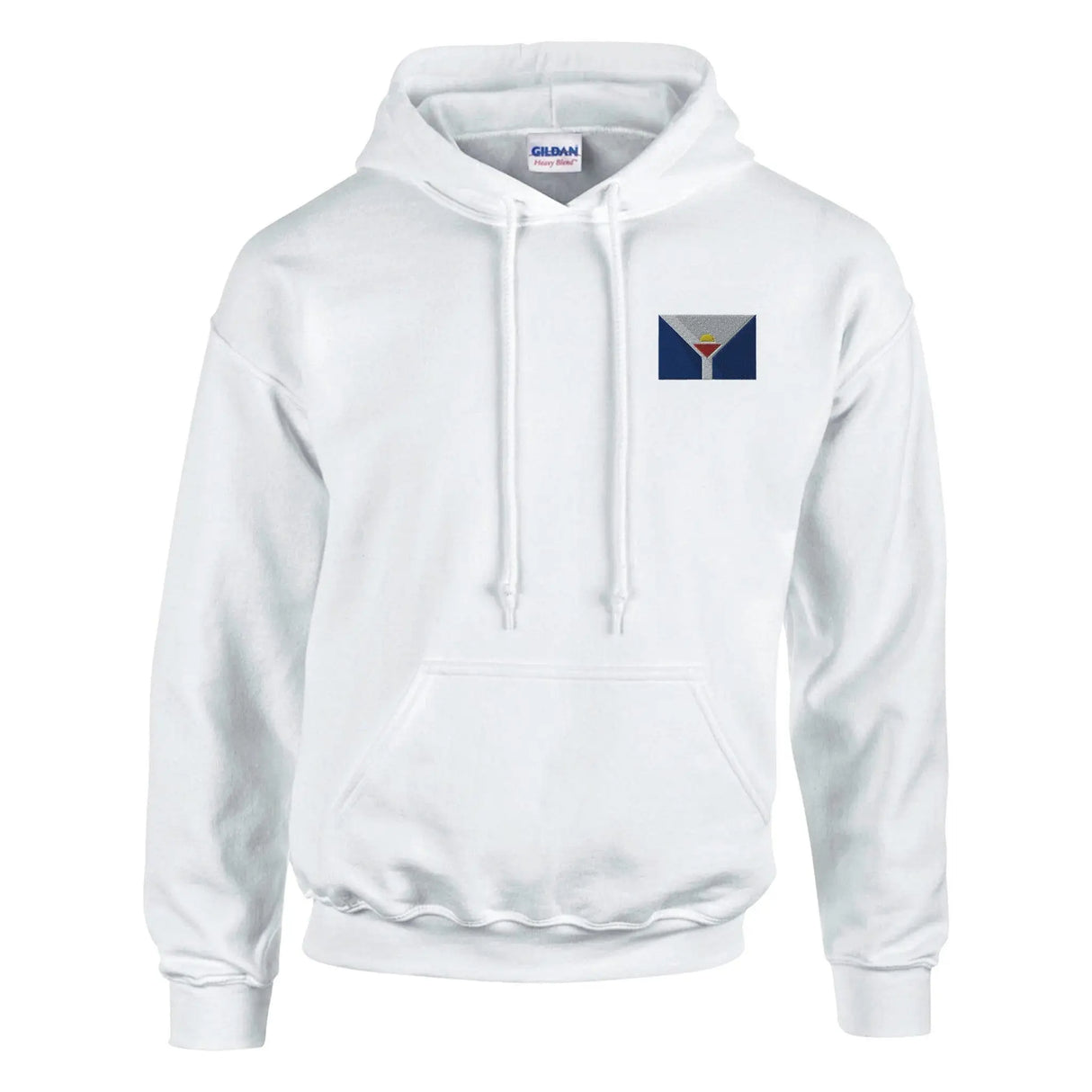 Sweat à capuche saint-martin broderie coton mélangé