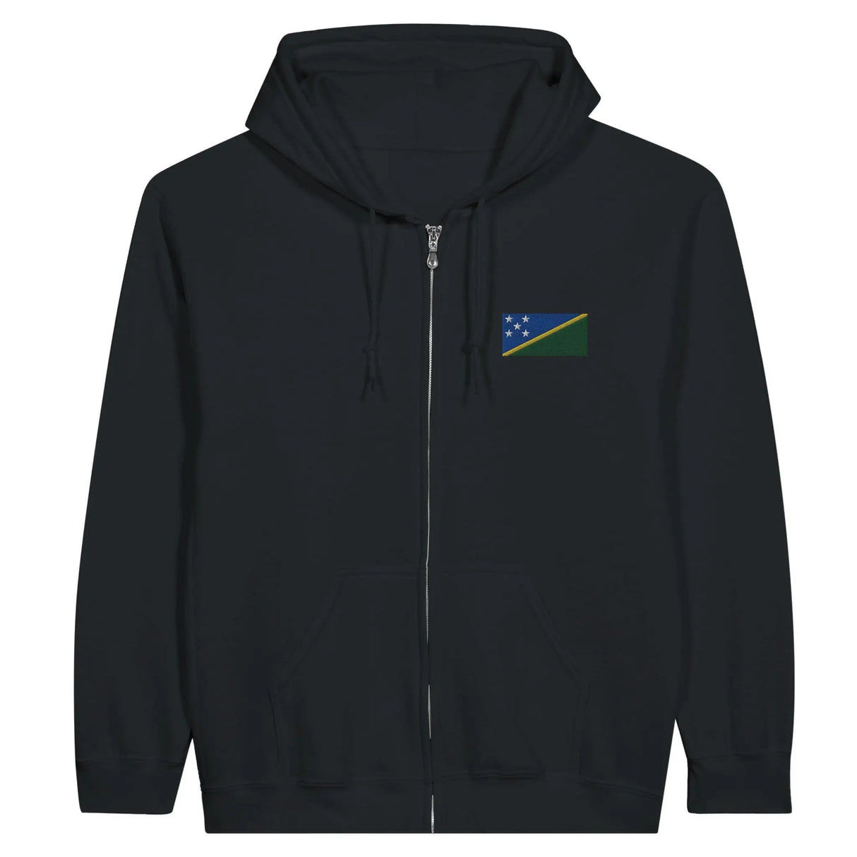 Sweat à capuche salomon coton mélangé broderie couleur