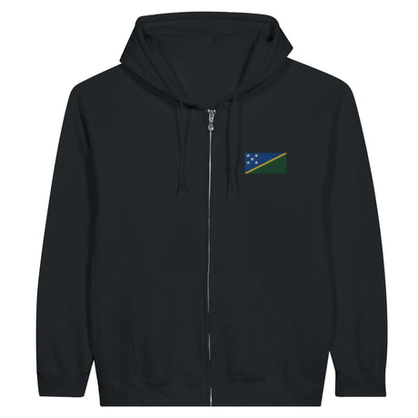 Sweat à capuche salomon coton mélangé broderie couleur