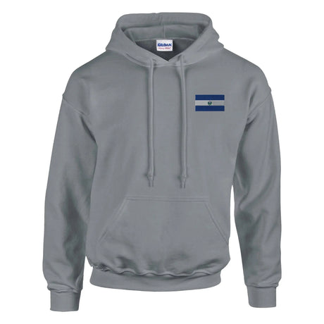 Sweat à capuche salvador broderie couleur coton mélangé