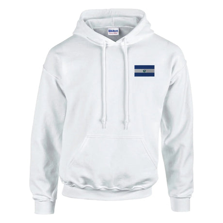 Sweat à capuche salvador broderie couleur coton mélangé