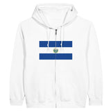 Sweat à capuche salvador coton mélangé broderie couleur